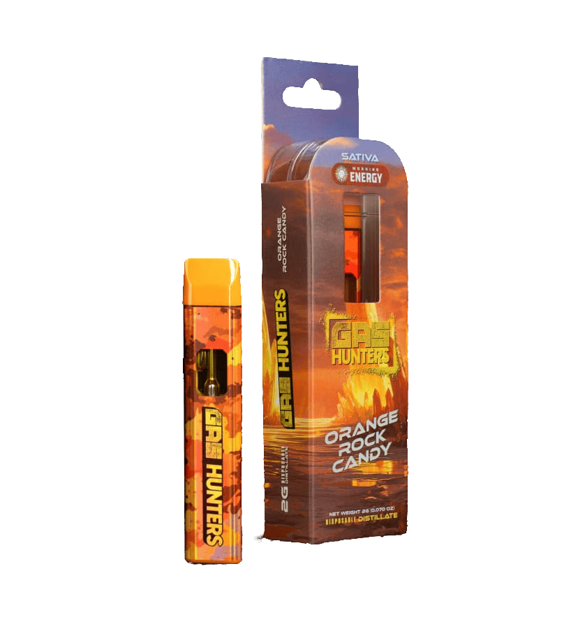 Product: Gas Hunters | Disposable Vape - 2g - Orange Rock Candy