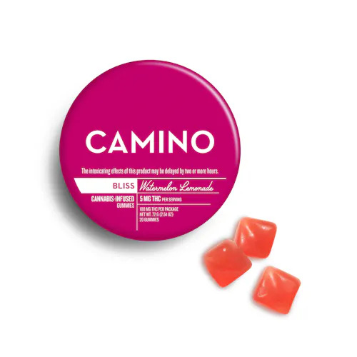 Camino Bliss Watermelon Lemonade Gummies [20pk]-active