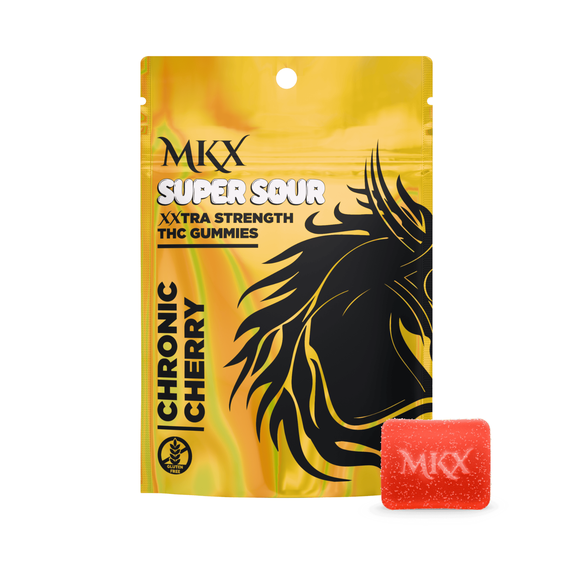 MKX - 200mg SUPER SOUR Gummies - Cherry