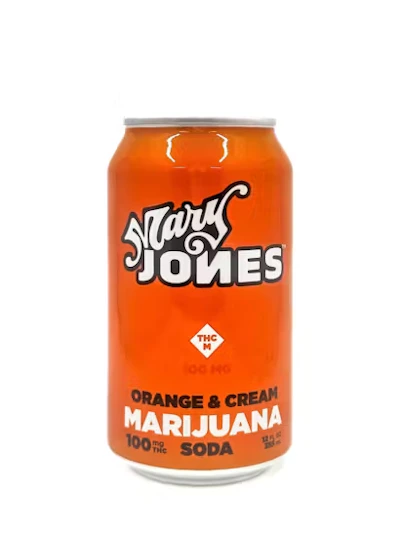 Mary Jones - 100mg Infused Soda - Orange & Cream