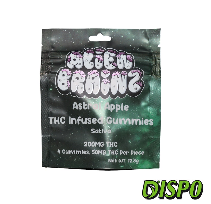 Alien Brainz - Astral Apple 200mg Gummies