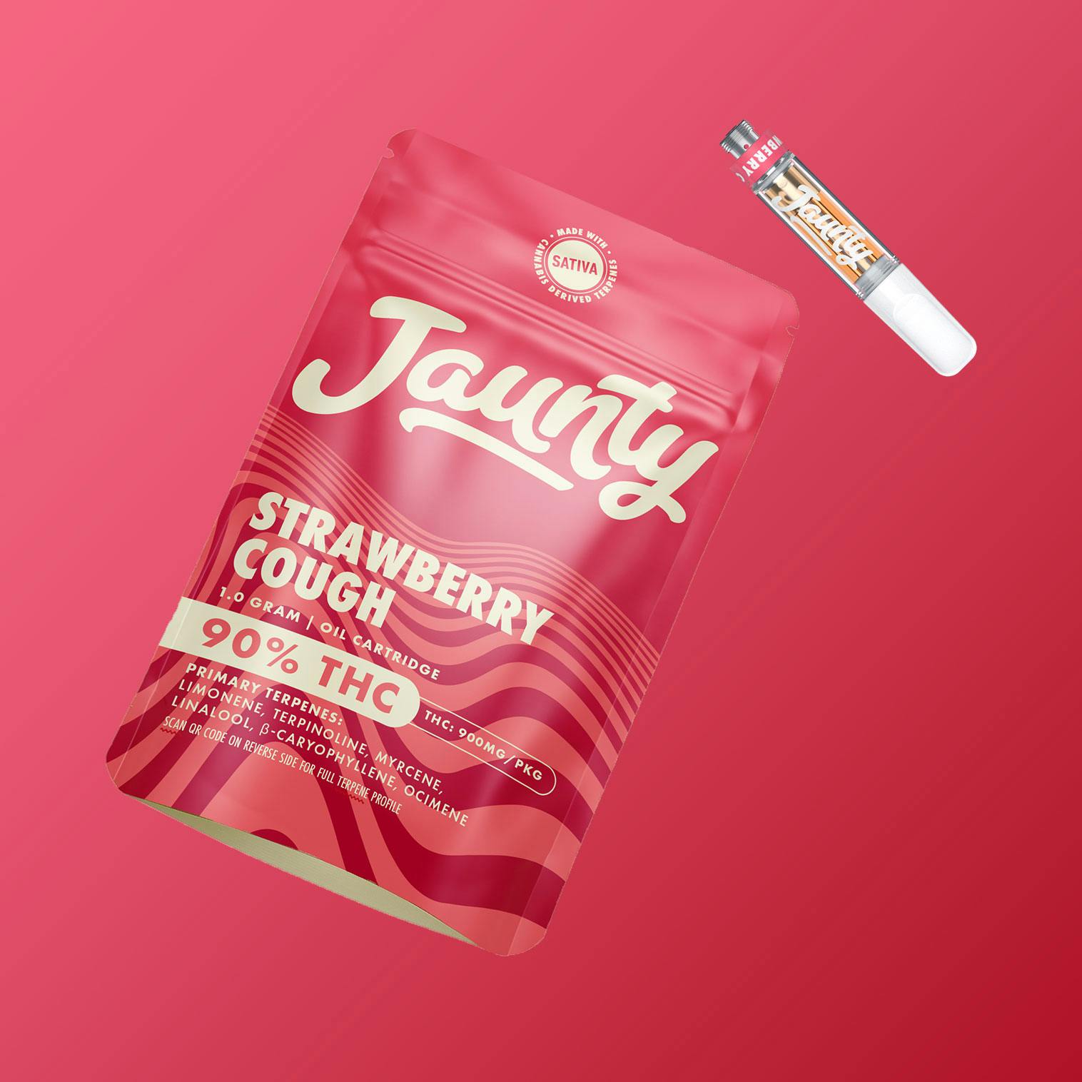Strawberry Cough • Cartridge • by Jaunty | Buy Online | Treehouse
