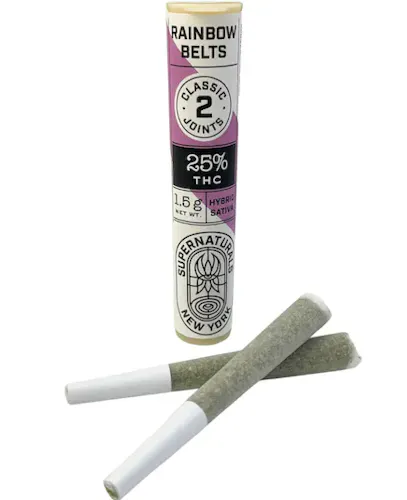 Supernaturals Rainbow Belts Prerolls .8g 2pk-active