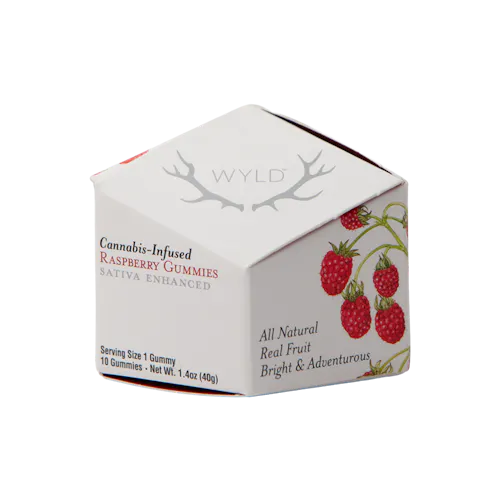 WYLD | Raspberry Sativa gummies | 10mg-1