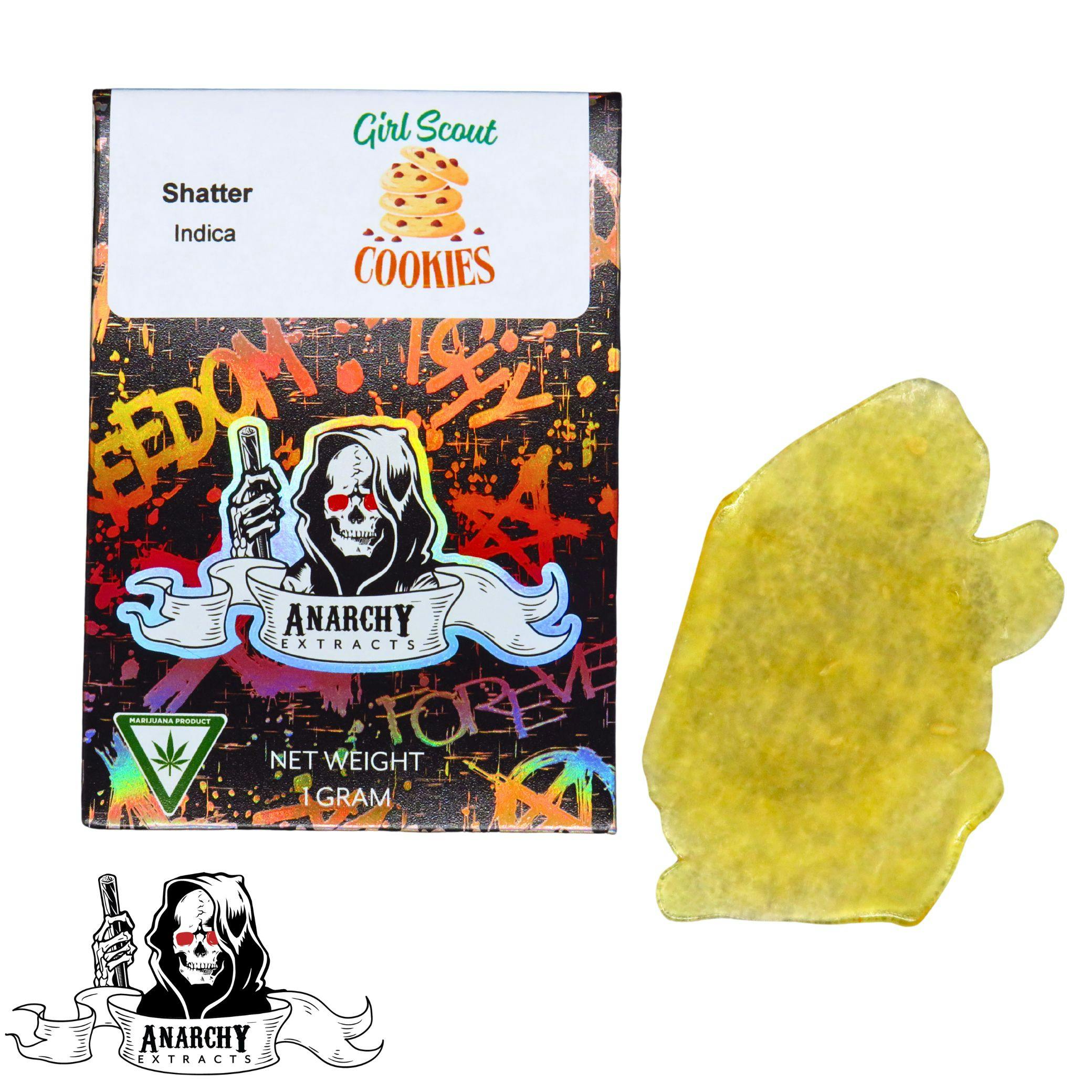 Product: Anarchy | Shatter - 1g - Girl Scout Cookies