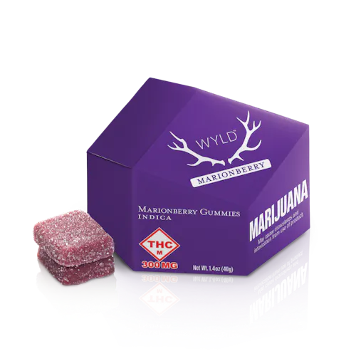 Wyld | Marionberry Indica Gummies | 300mg (10pk)-active