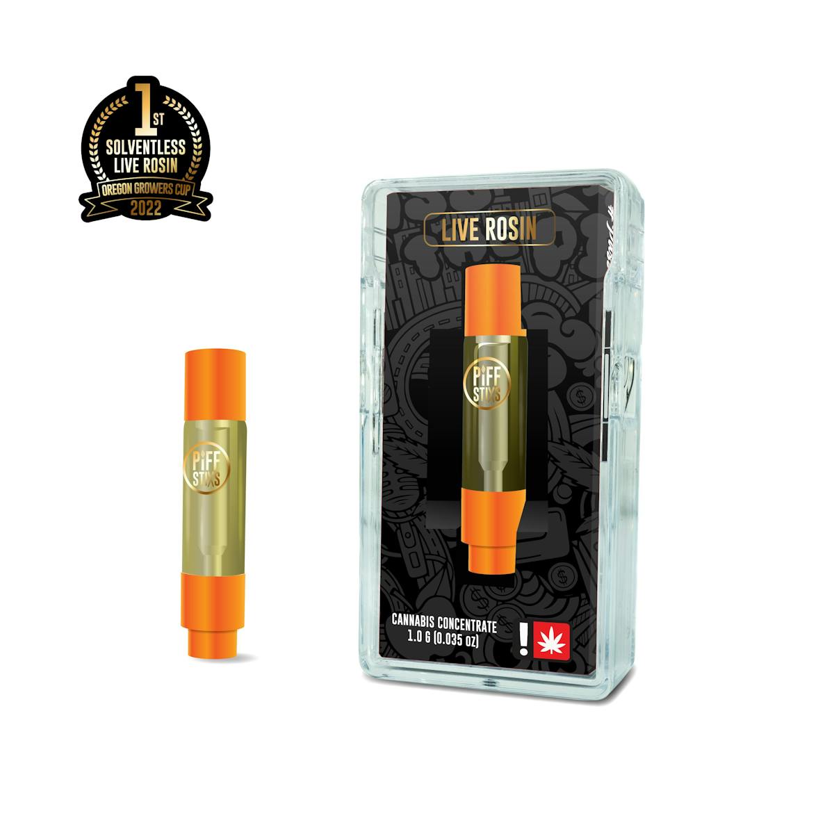Piff Stixs 1g NORTHERN WRECK Live Rosin Glass Cart 1g Vaporizers | Piff ...