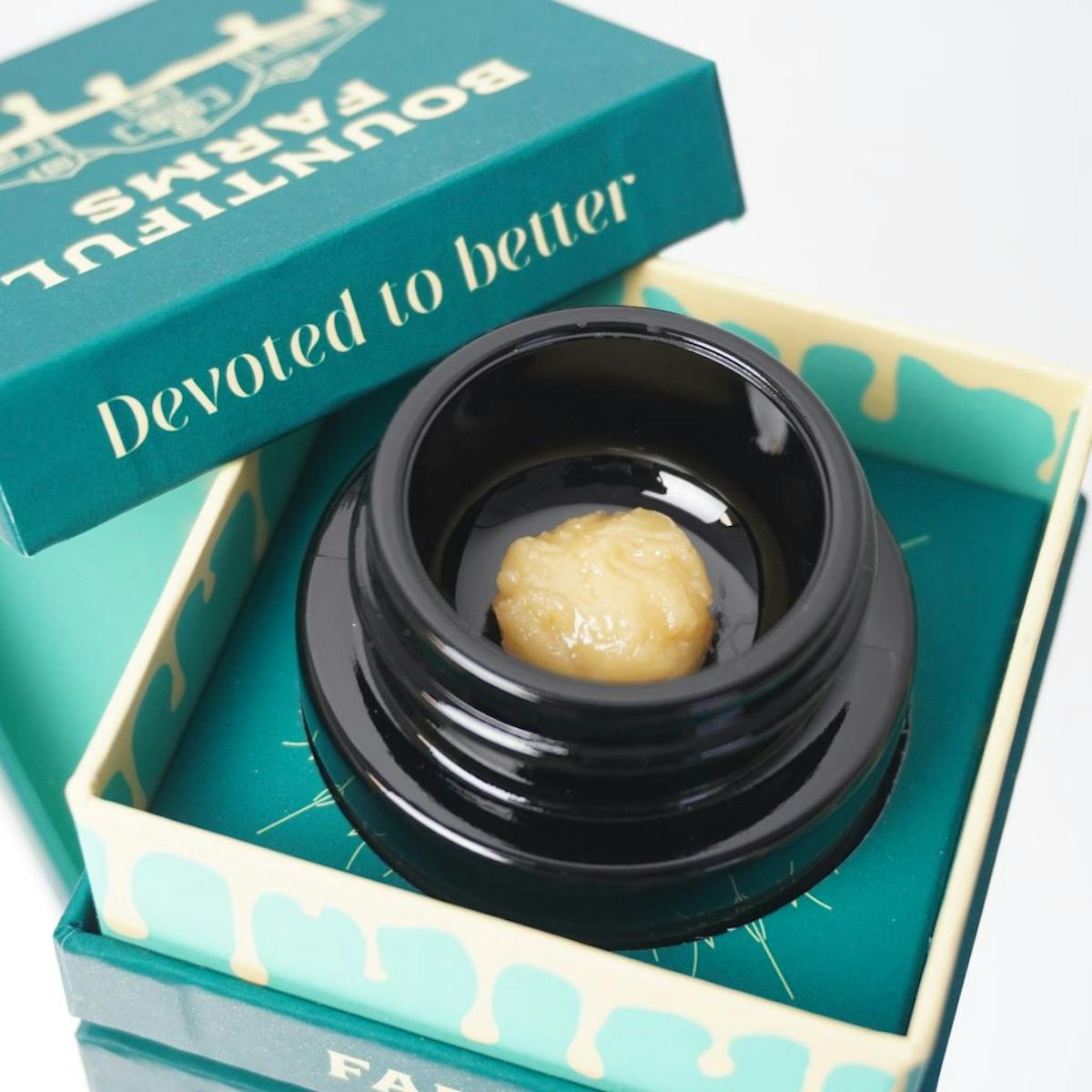 Photo of Bountiful Farms Pink Peach Premium Live Hash Rosin 1g