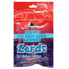 amieroseHYDROGEN♡ Amnesia | Zerds | Orange Soda | 200mg | Hash Rosin Single Gummy