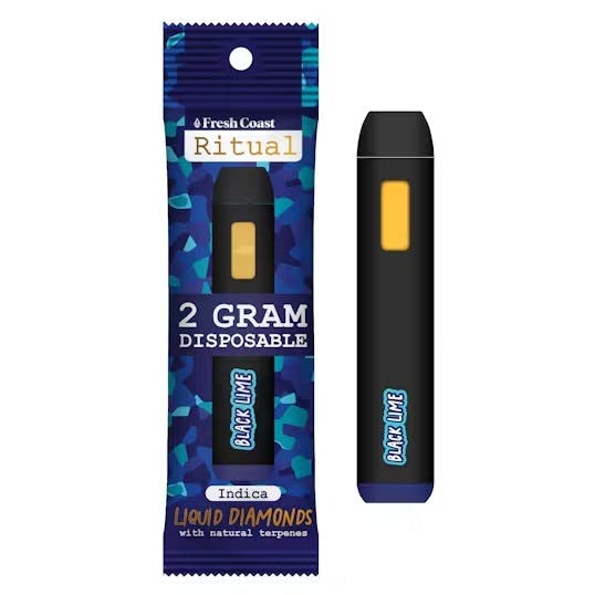 Product: Fresh Coast | Ritual Black Lime Liquid Diamond All-In-One Cartridge | 2g