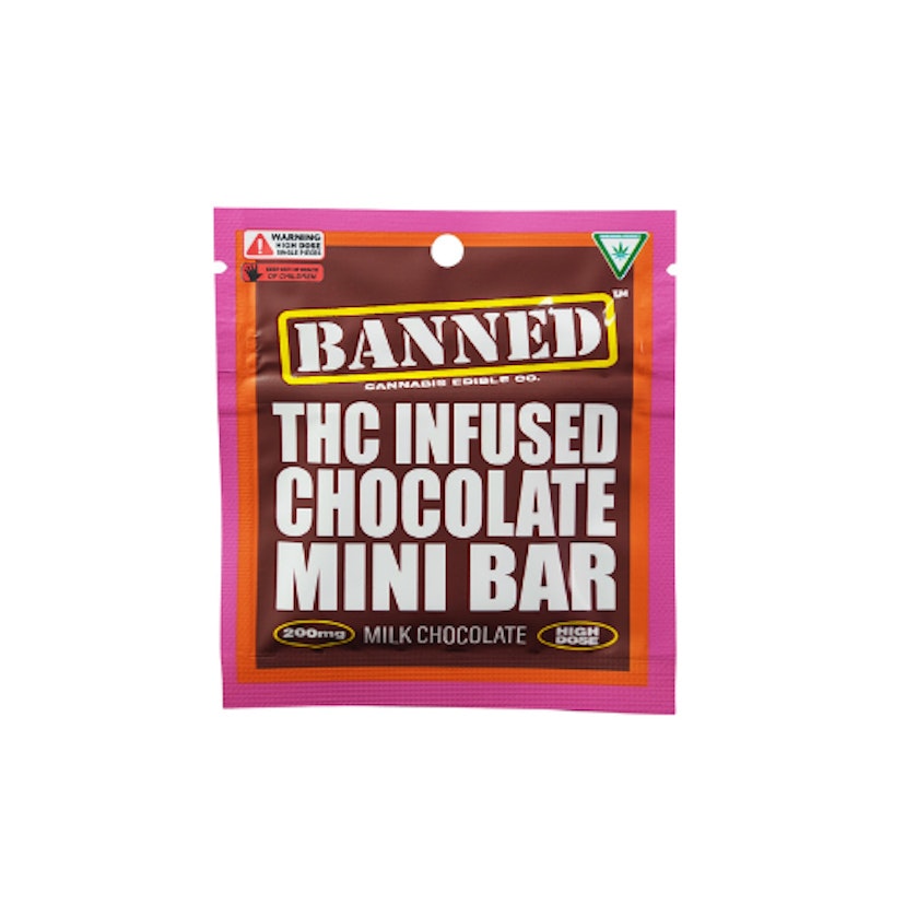 Banned 200mg Chocolate Mini Bar