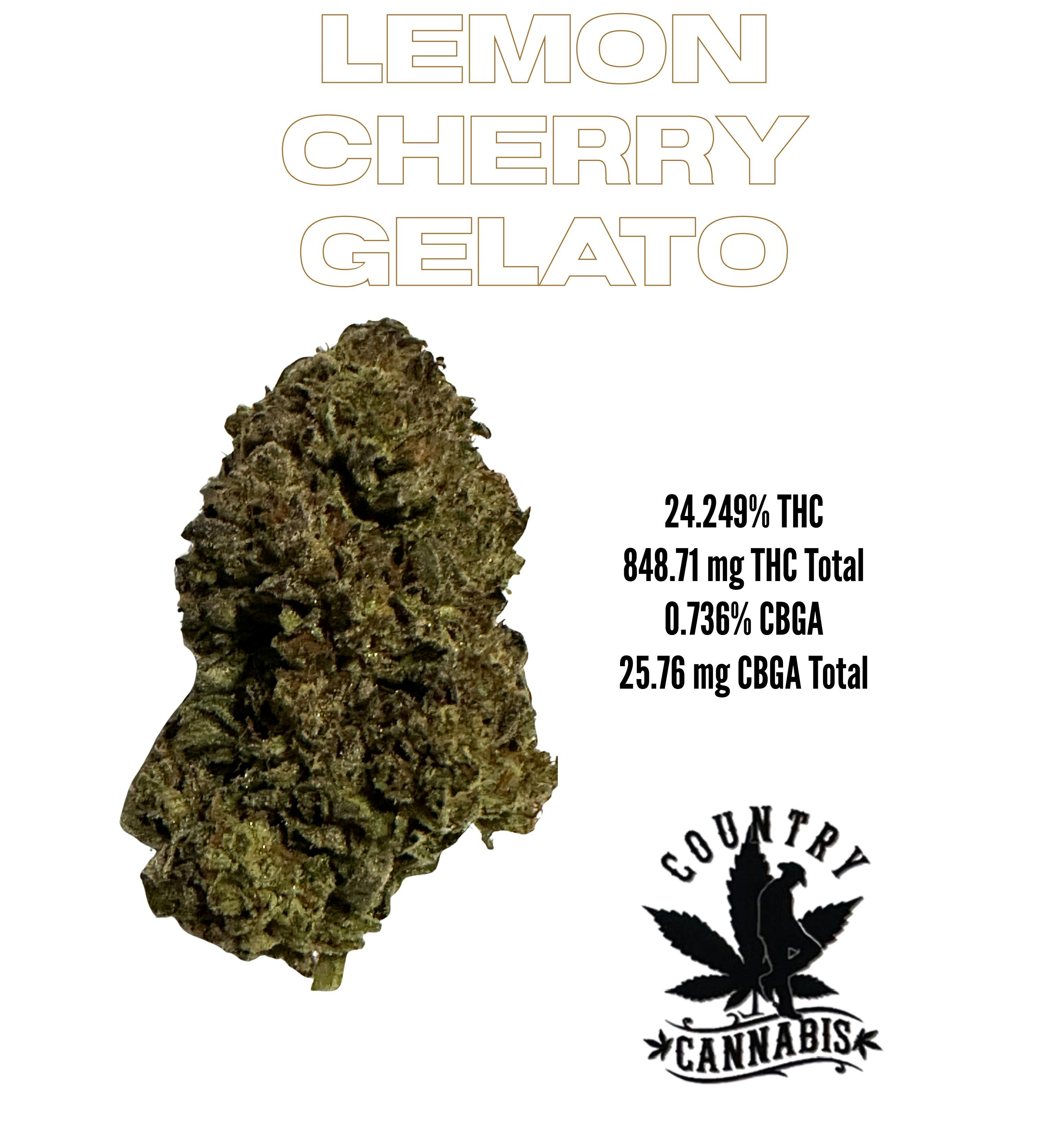 Country Cannabis | 3.5g Jar Indoor | Lemon Cherry Gelato-0