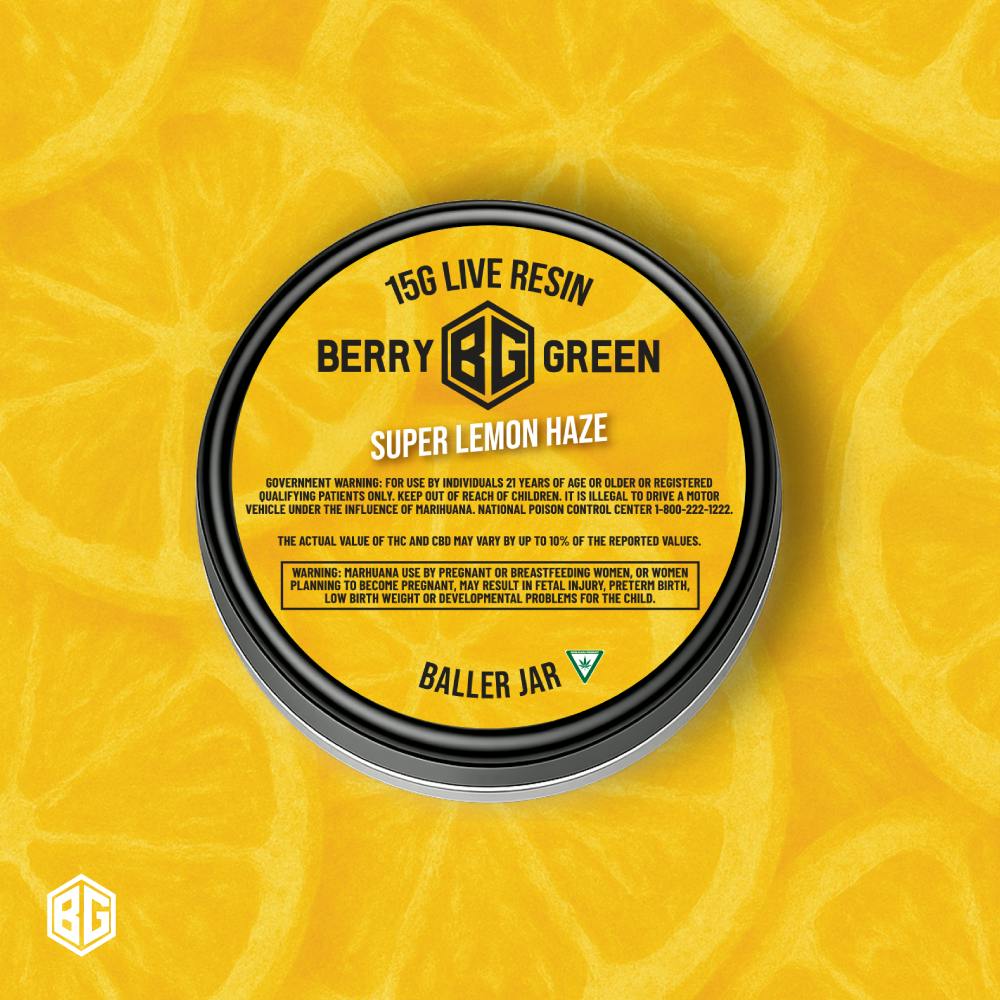Berry Green Berry Green | 15g Live Resin | Super Lemon Haze - Puff