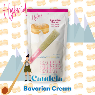 "Bavarian Cream" Double Glazed Donut - 1.5G