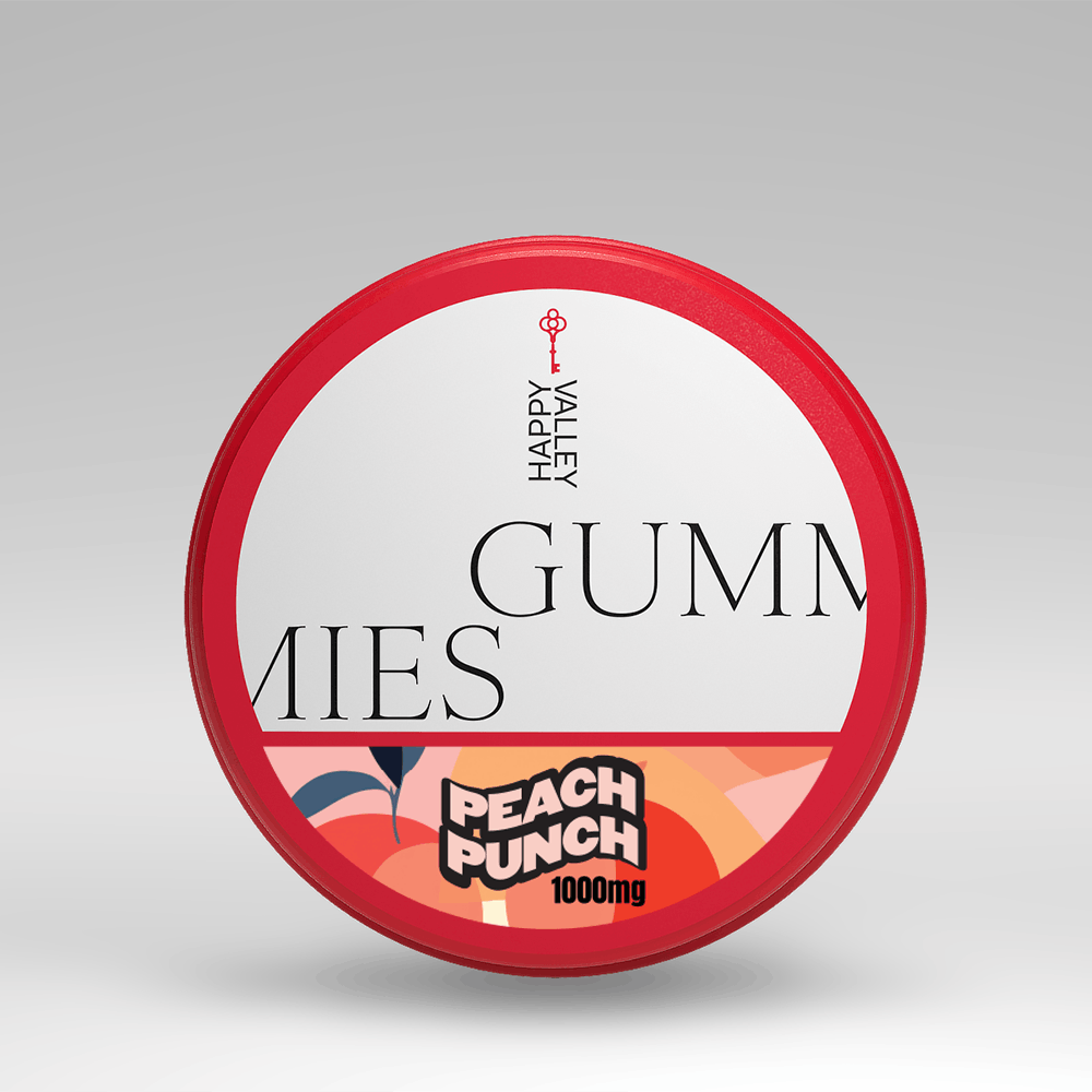 Gummies 1000mg THC Peach Punch