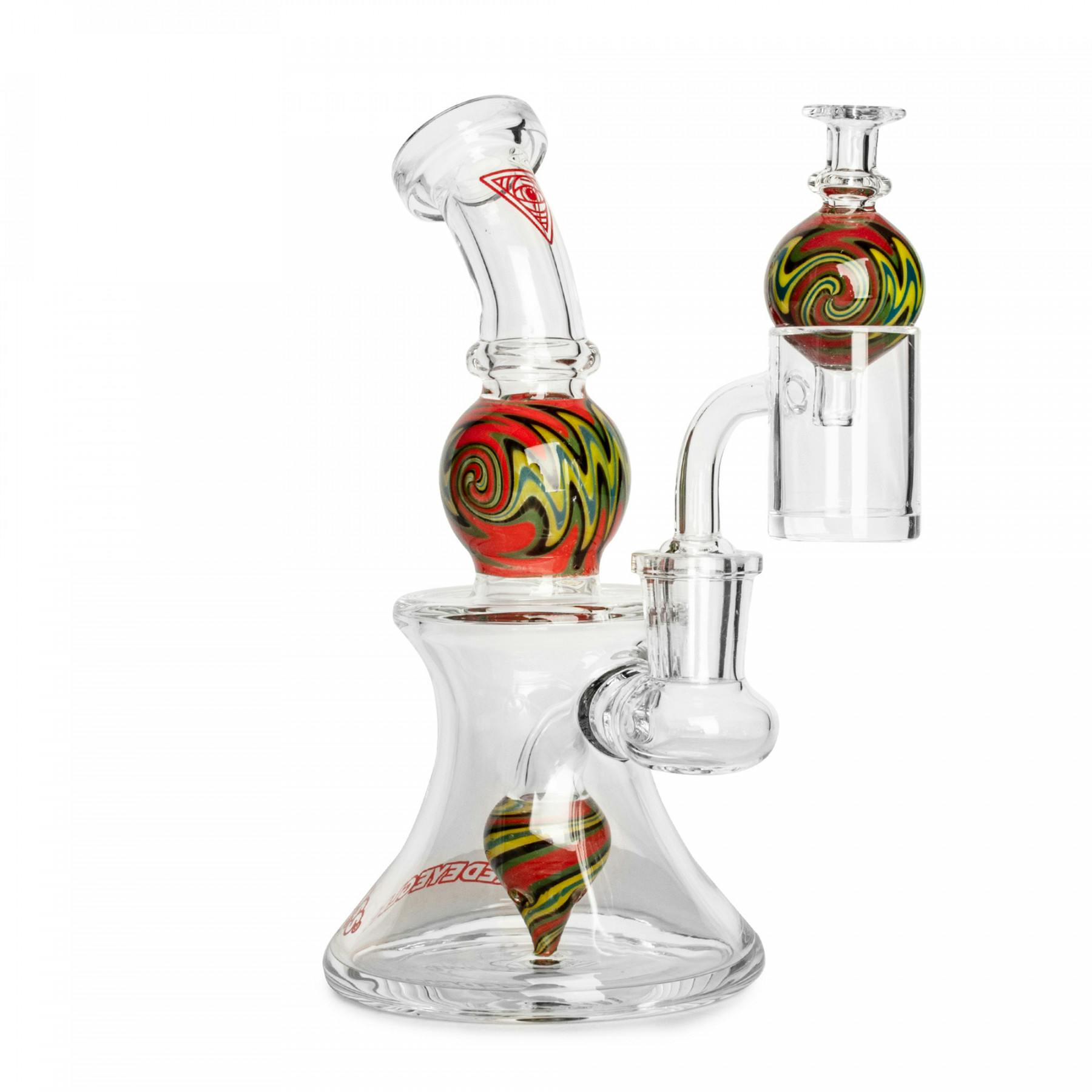 Red Eye Glass Montage Concentrate Rig Set 6.5" Assorted
