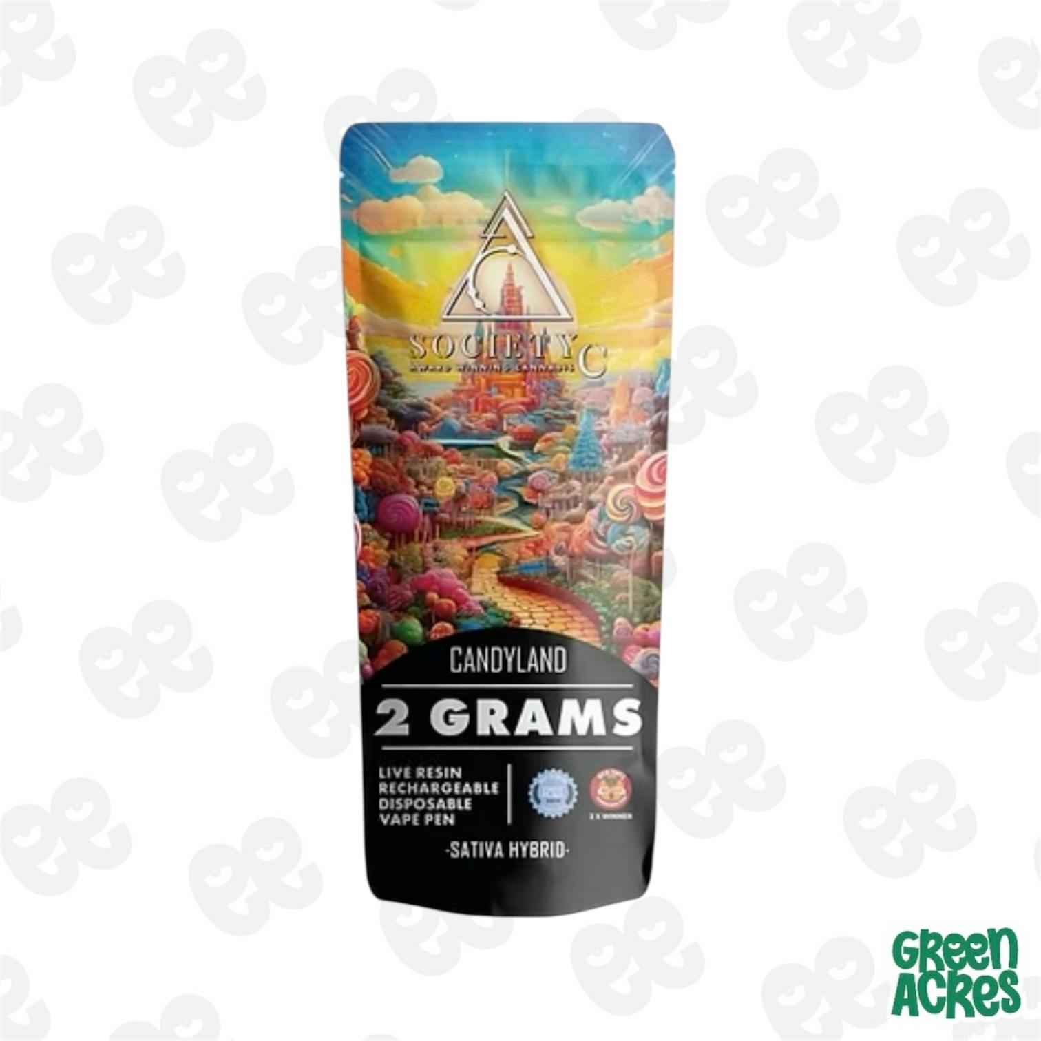 The SC: Candyland 2G Live Resin Vape Disposable | Green Acres