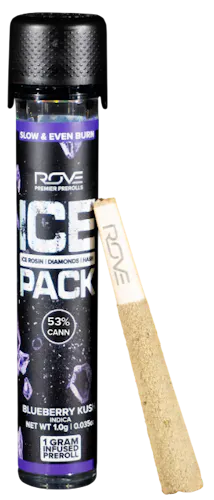 Ice Rosin Diamonds Hash Blueberry Kush – Pre-Roll Single (1.0g)-1