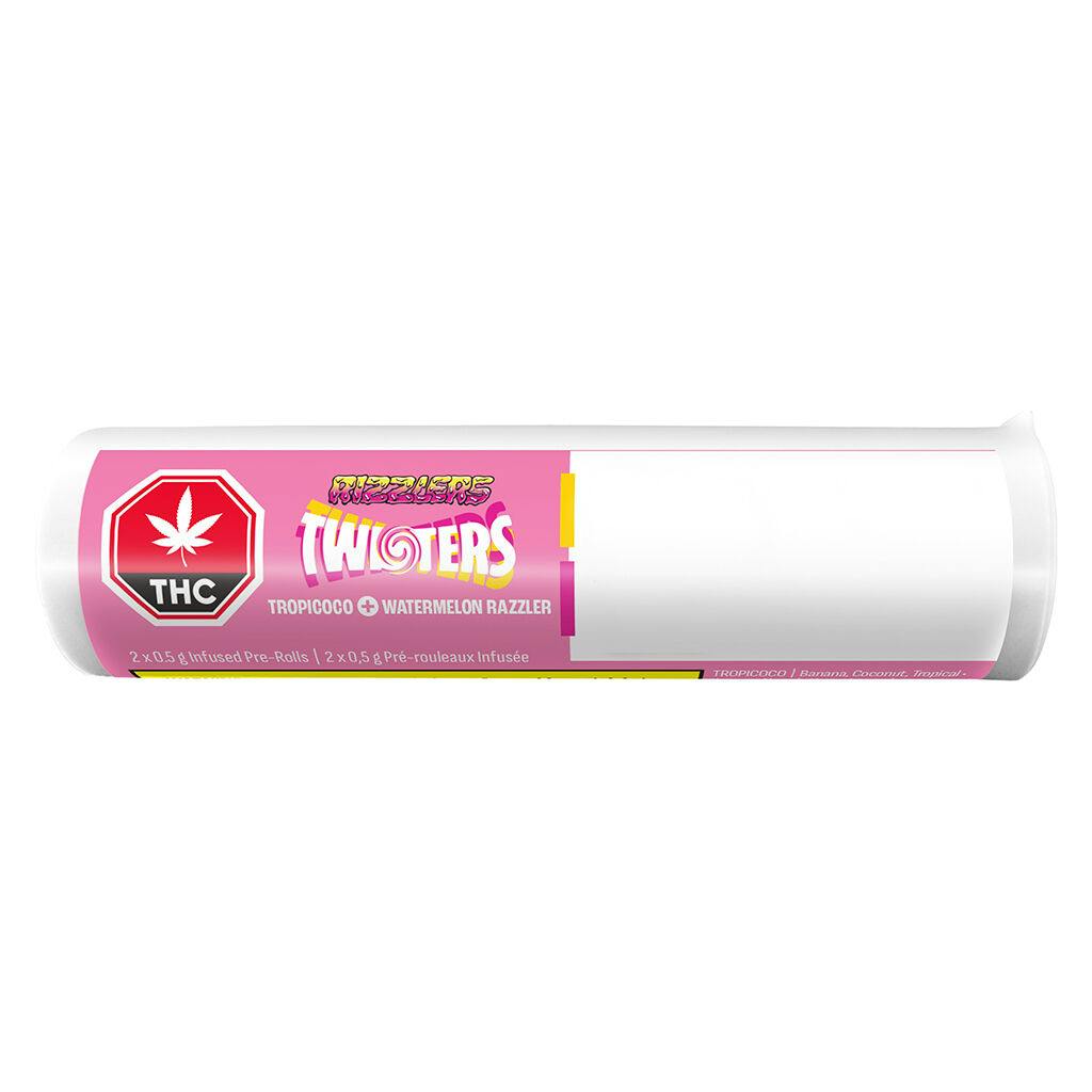 Twisters: Tropicoco & Watermelon Razzler Infused PRJs - 2x0.5g