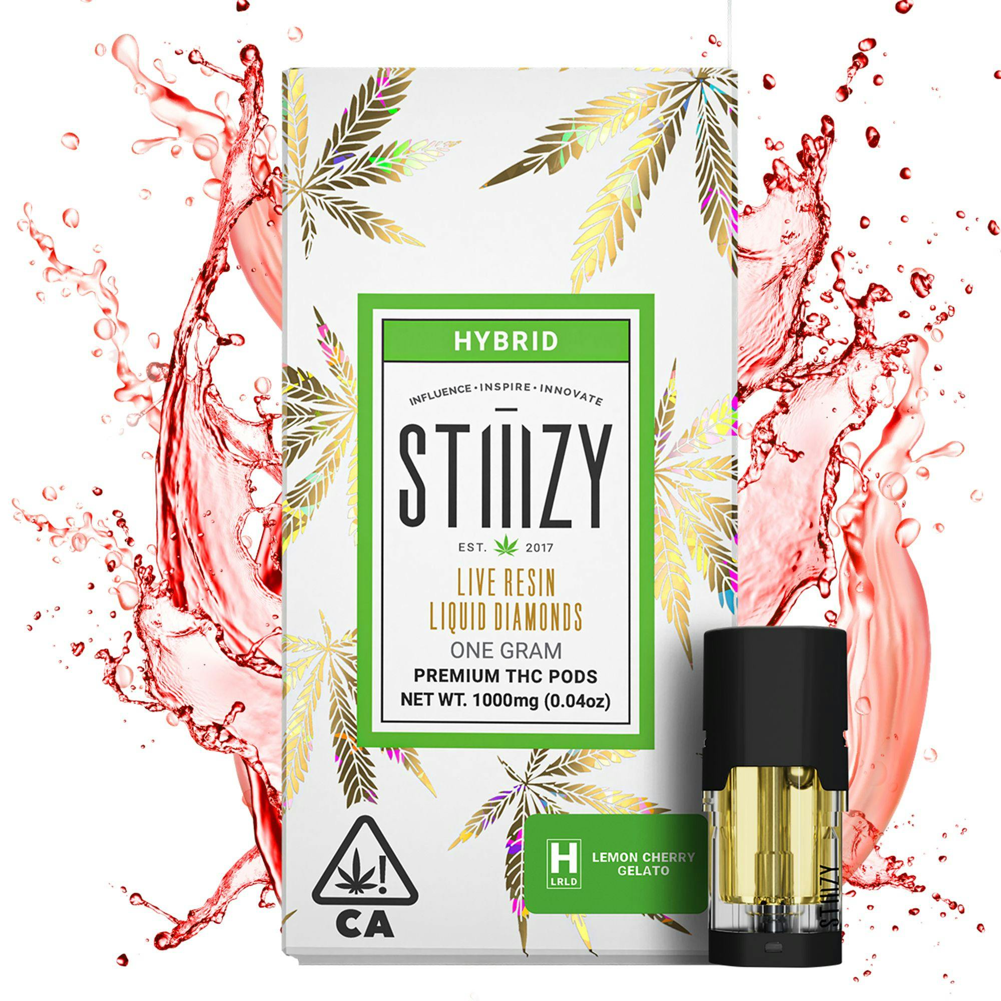 Pod | STIIIZY | Lemon Cherry Gelato | Live Resin Liquid Diamonds Reload | 1g
