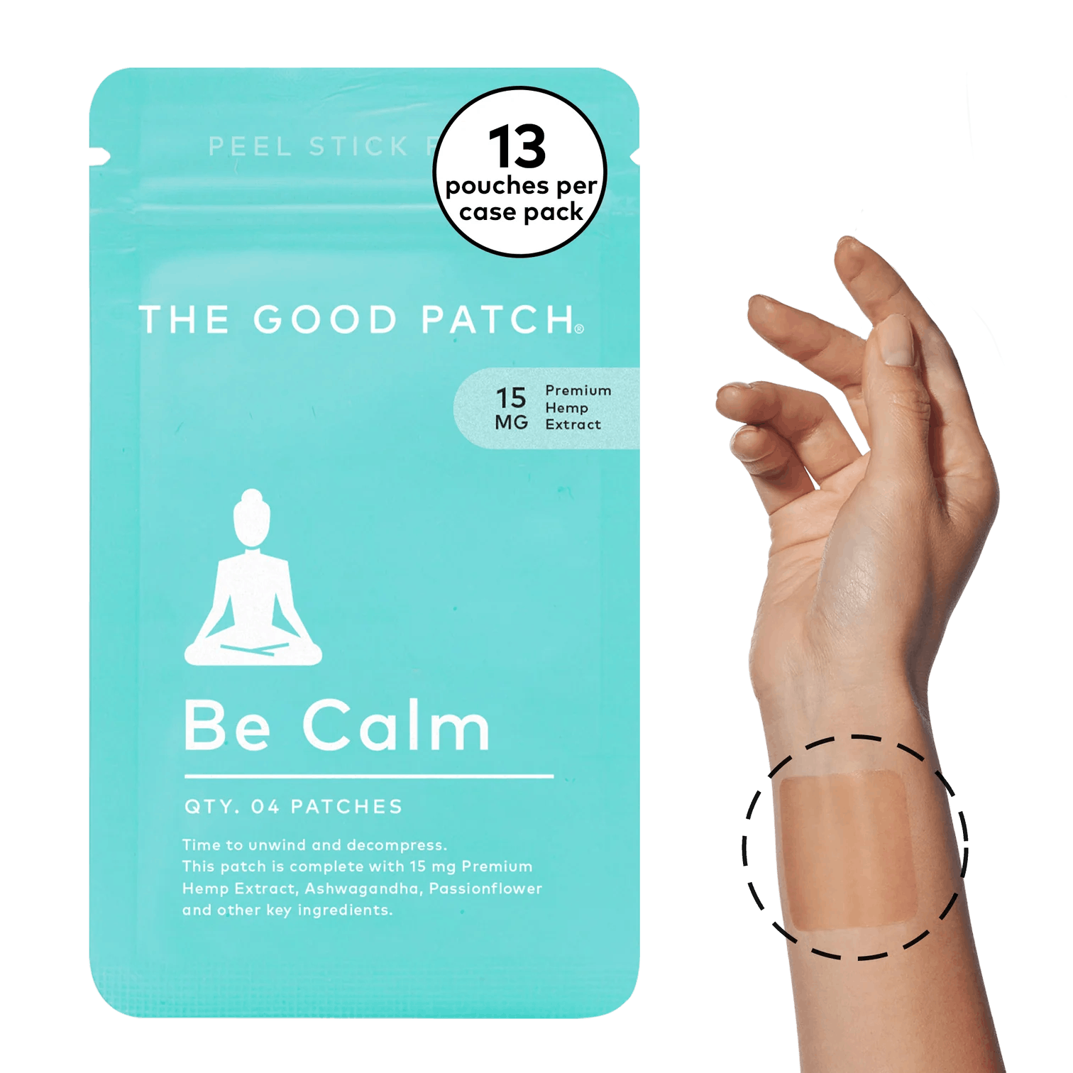 Hemp-Infused Wellness Patch | Be Calm
