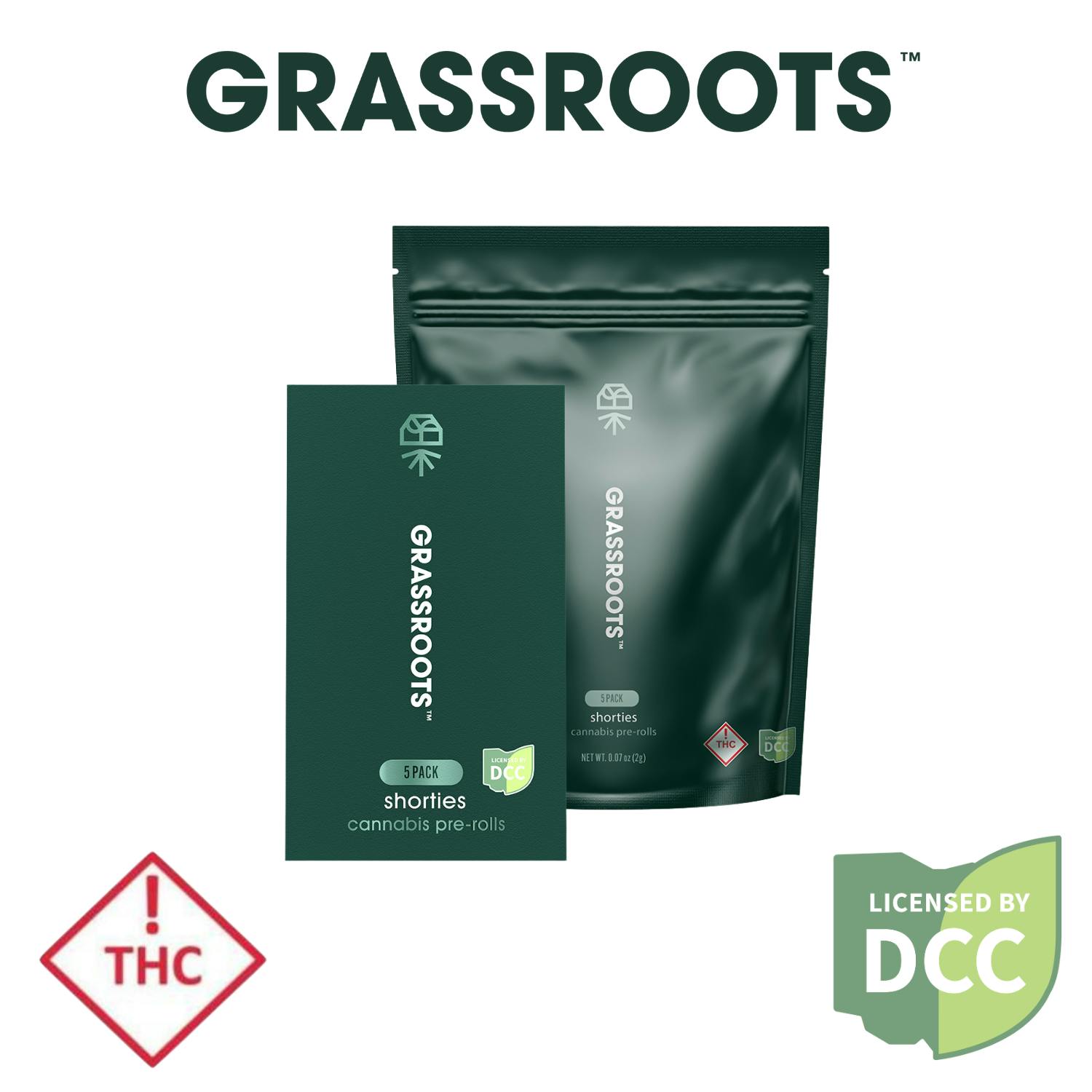 Grassroots - Single Serve Unit - GRLC CKS Shorties (I) 2g Pre-Roll