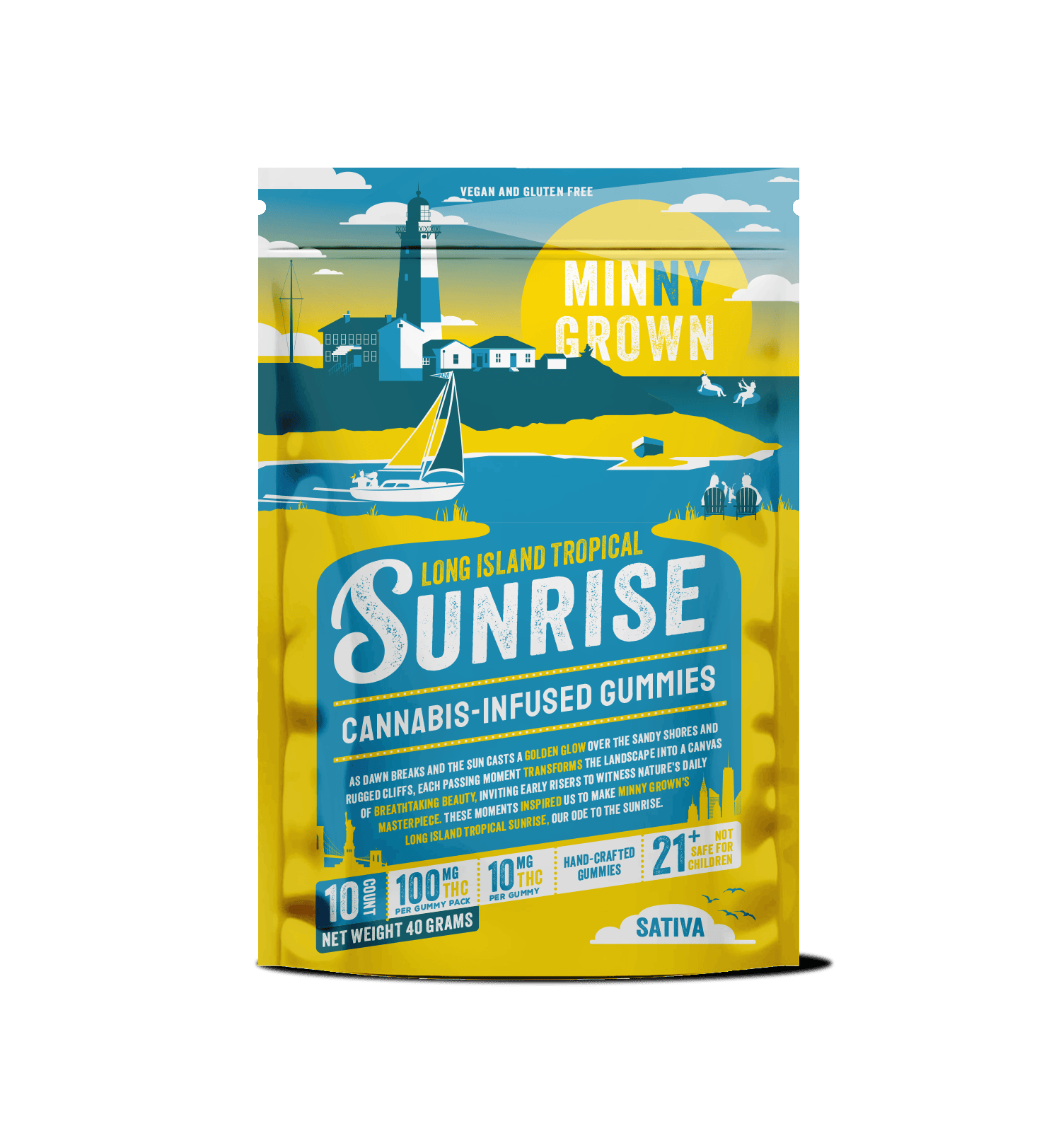 MINNY GROWN MINNY Grown | Long Island Tropical | Sunrise | 100mg