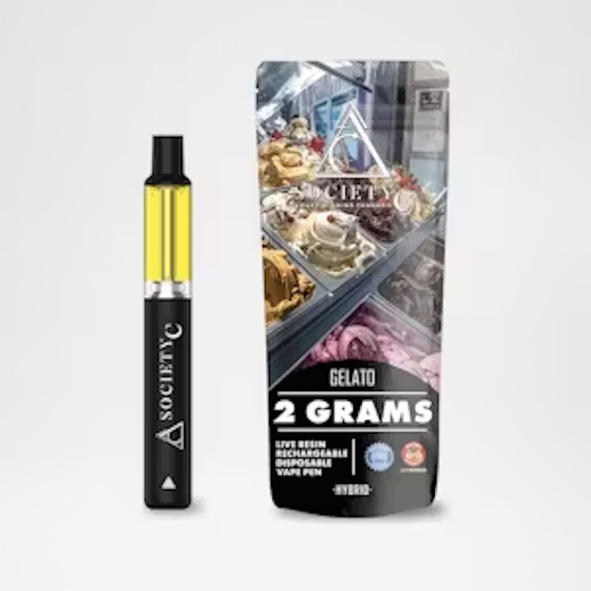 Society C Live Resin Disposable | Gelato
