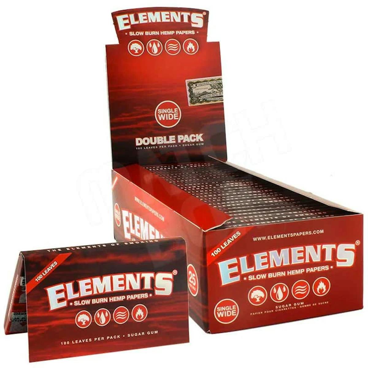 Photo of Elements Hemp Papers Single Wide