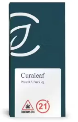 Grassroots Preroll 5 Pack 2g Papaya Drip (H) 01838 TC 31.421% (5pk