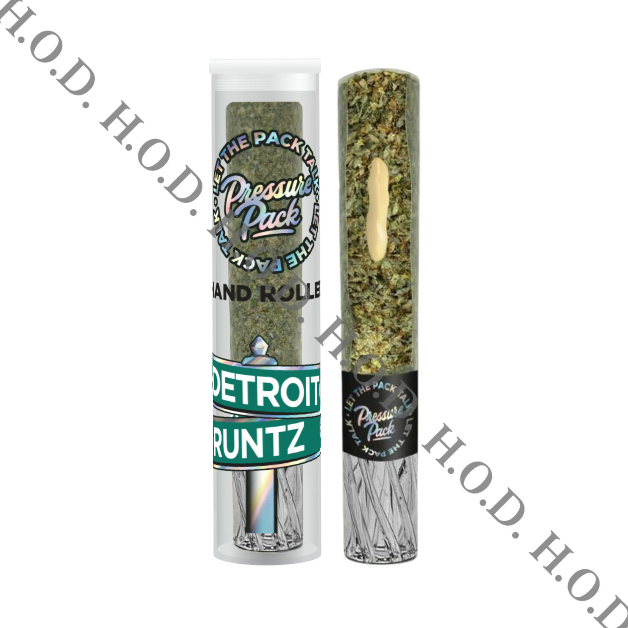 Pressure Pack Detroit Runtz Hash Hole Pre-Roll 1g