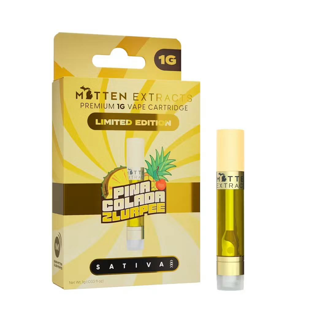 Mitten Extracts - 1g Cart - Pina Colada Zlurpee (S)