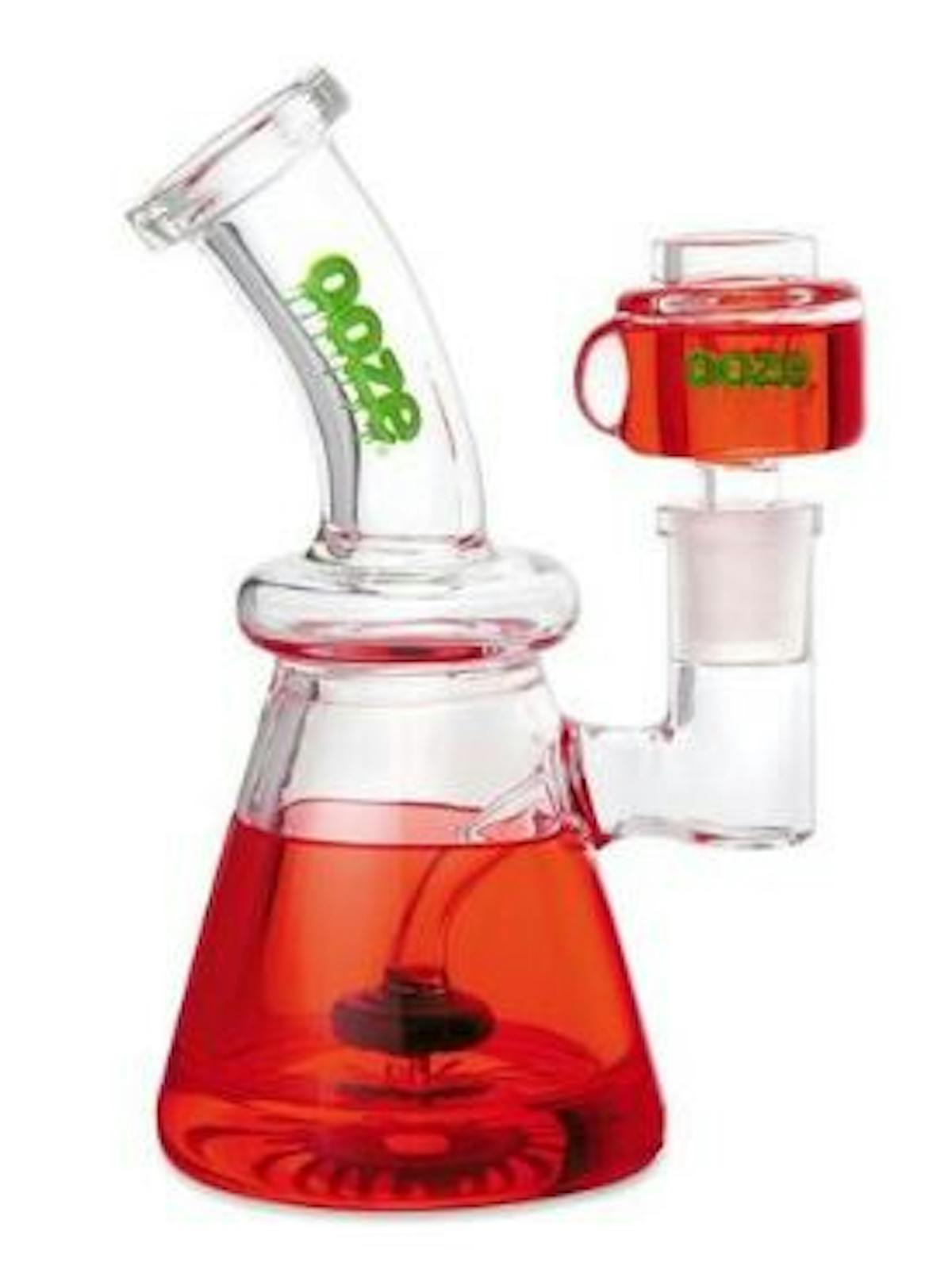 Image of Scarlet Red | Glyco | Bong Glycerin Chilled Glass Water Pipe | Ooze