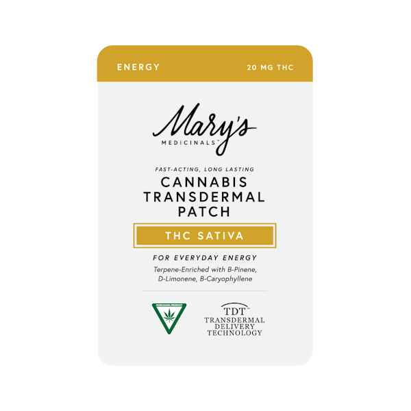 Product: Mary's Medicinals | Transdermal Patch Energy Sativa THC | 20mg