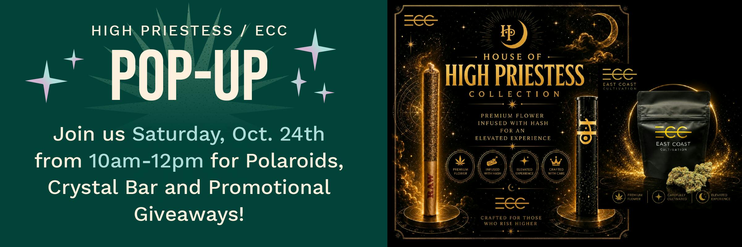 High Priestess ECC Pop-Up 10/24 10am-12pm