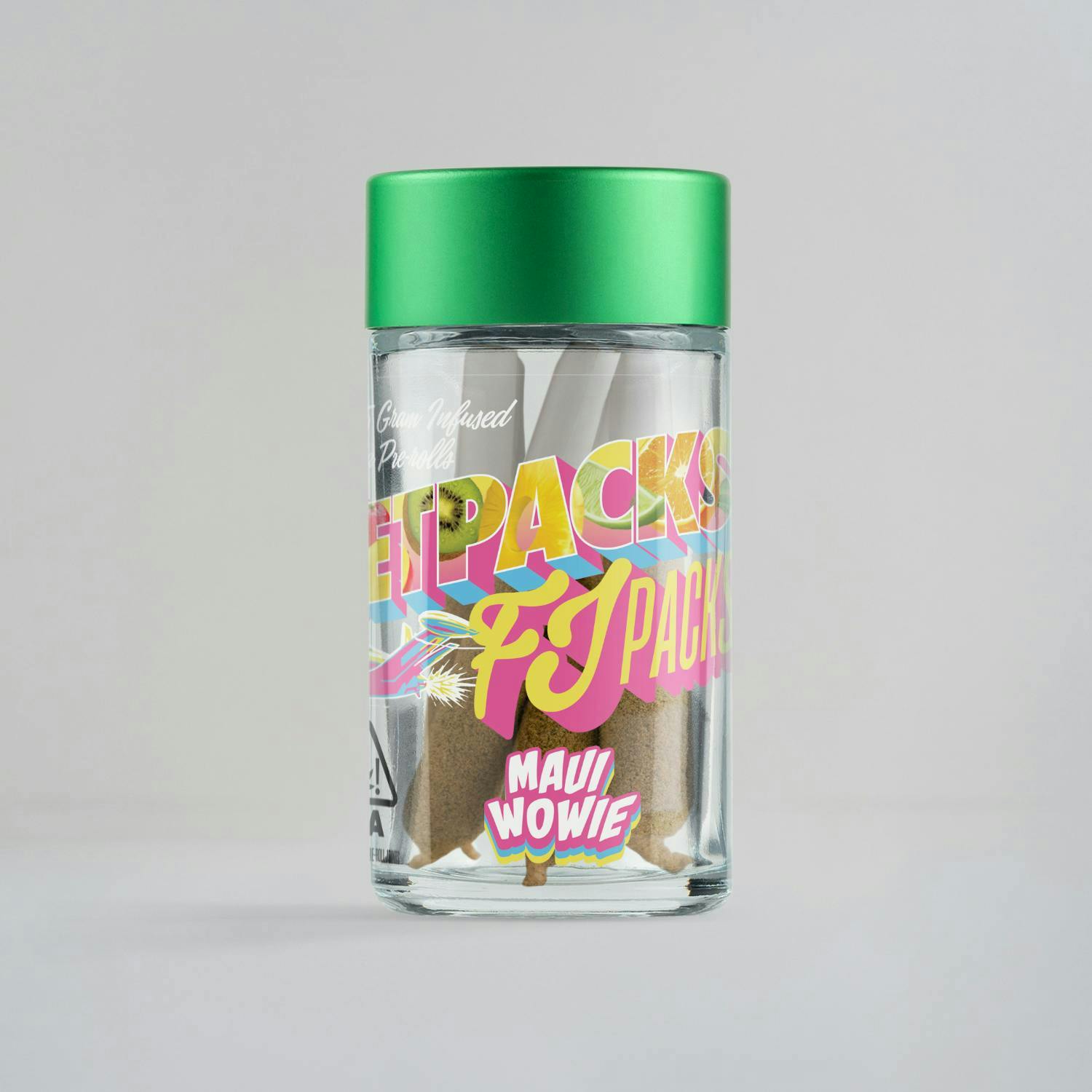 Jetpacks Maui Wowie Infused Pre Roll 5 Pack