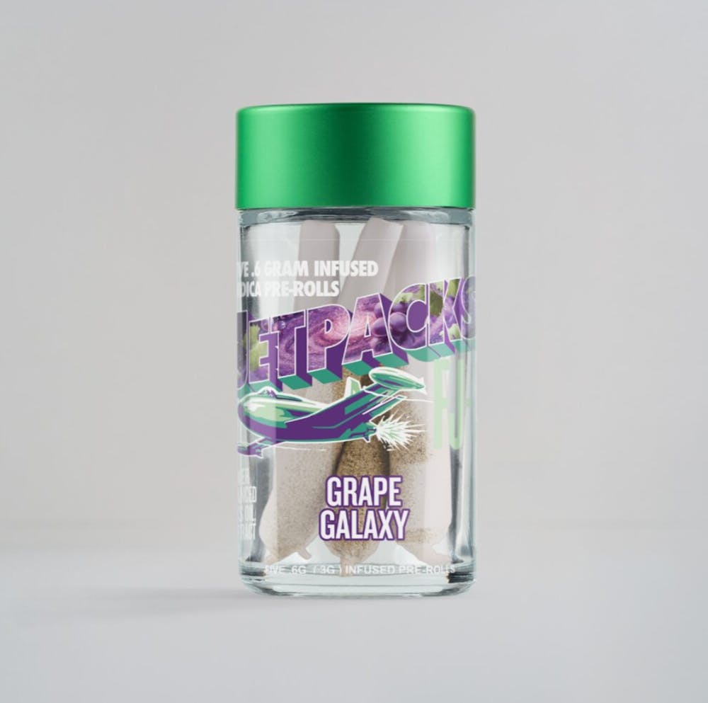 Product Infused Preroll FJ-3 | Grape Galaxy (I) 5pk | Jetpacks