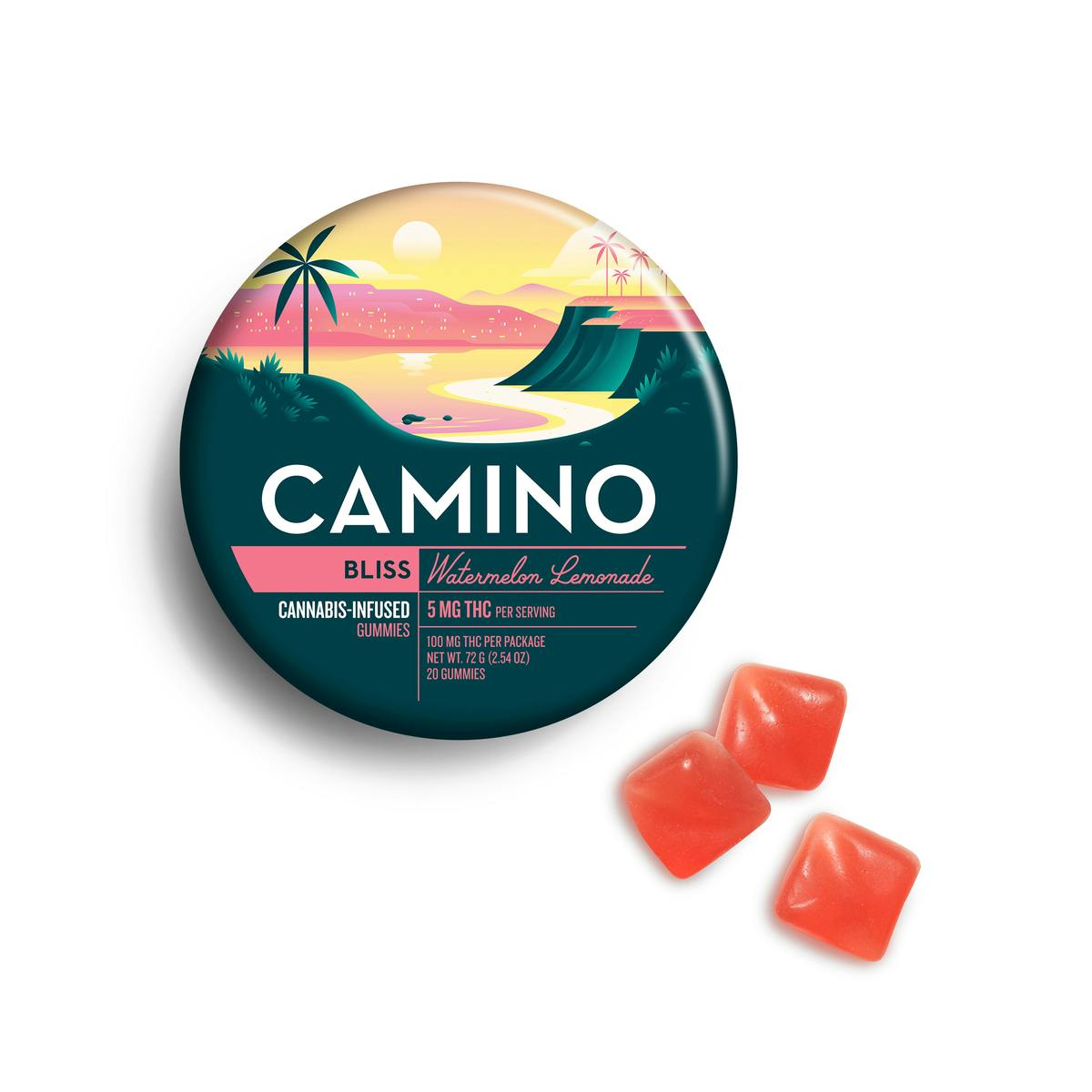 Camino Watermelon Lemonade 'Bliss' Gummies [20pk]