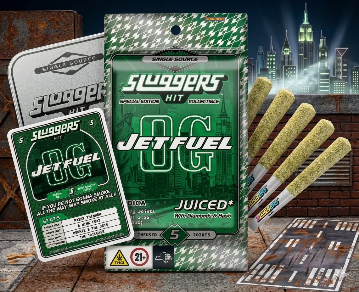 Product Sluggers | Jetfuel OG | .7g Infused Pre-Roll | 5ct