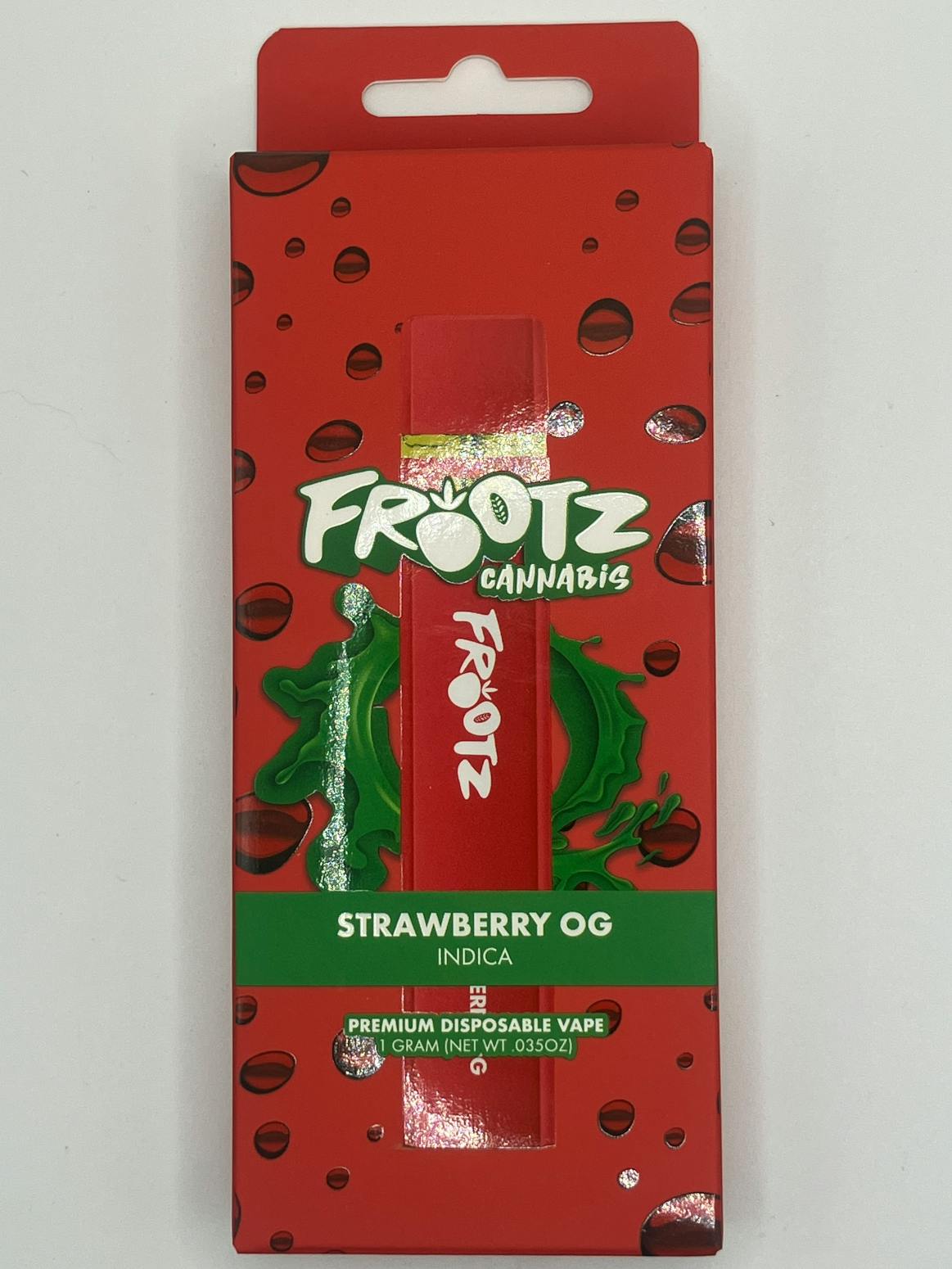 Product: Frootz | Disposable Vape - 1g - Strawberry OG