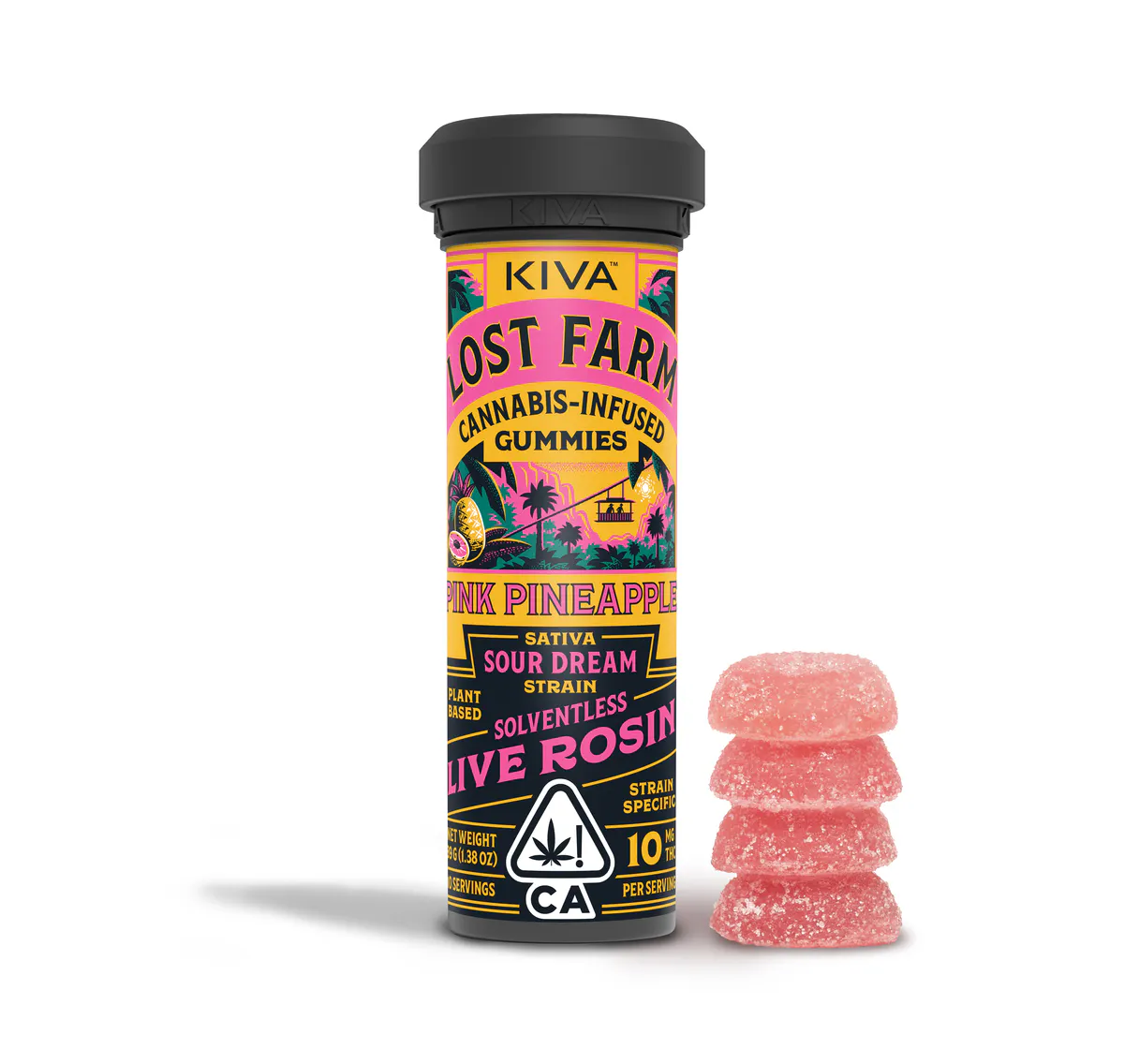 Kiva Camino Sours Gummy - Watermelon Spritz 10pk 100mg
