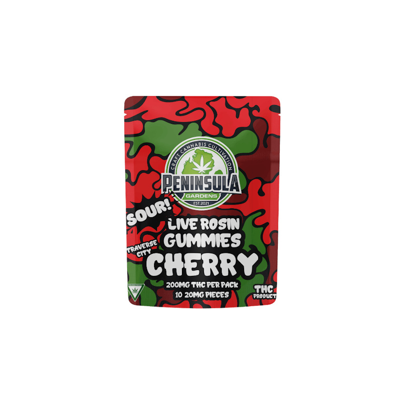 Peninsula Gardens | 200mg Gummies | Sour Cherry