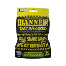 Banned - 200mg Hash Rosin Gummies - Watermelon