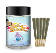 Cali-Blaze - 5-Pack .7g Infused Prerolls - Blue Muffin