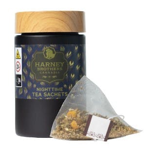 Harney Brother Cannabis - Tea Bags - Nighttime - Chamomile Mint 5 Sachet - 40mg at Silk Road NYC, Jamaica Queens