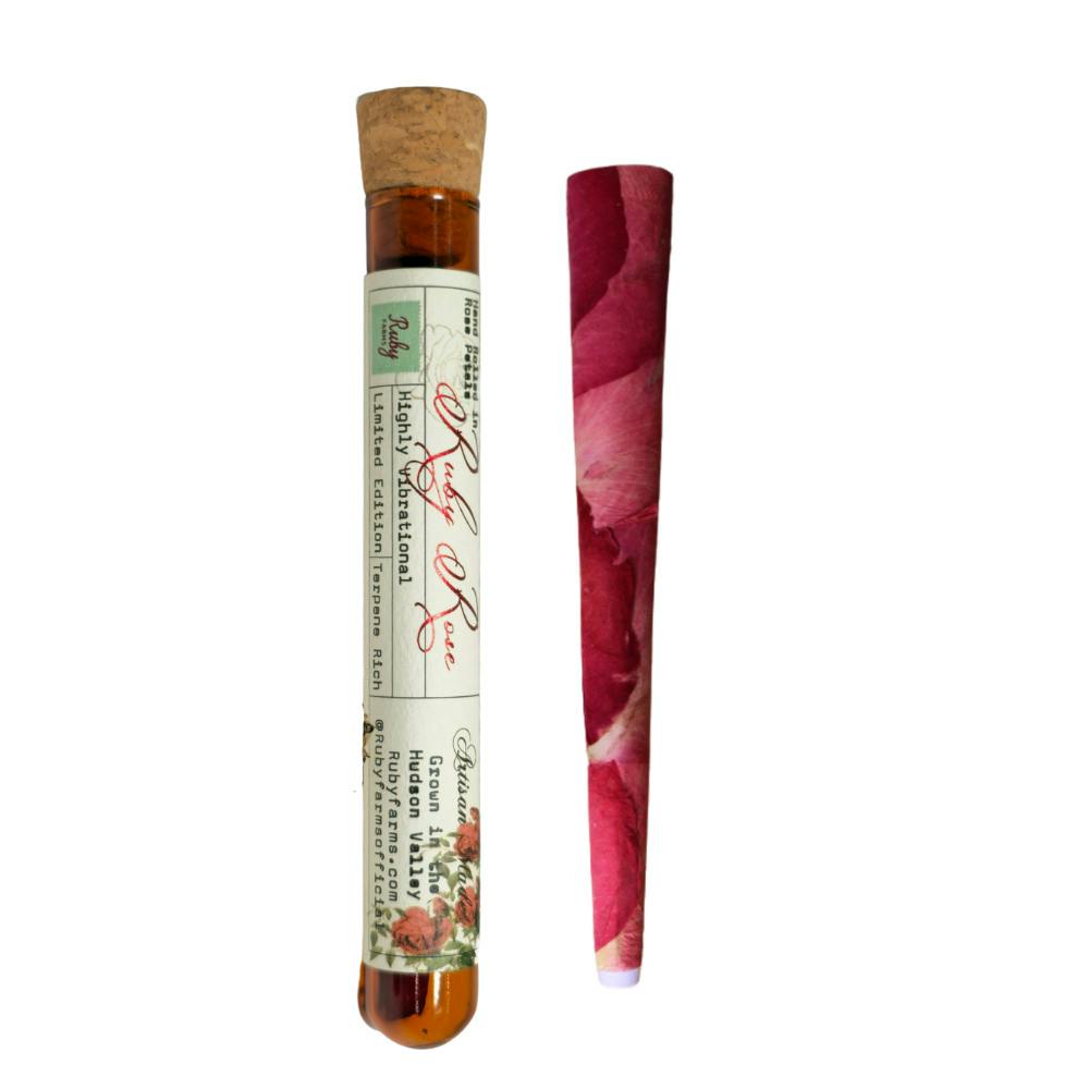 Ruby Farms Infused Pre-Roll White Widow Rose Petal Infused