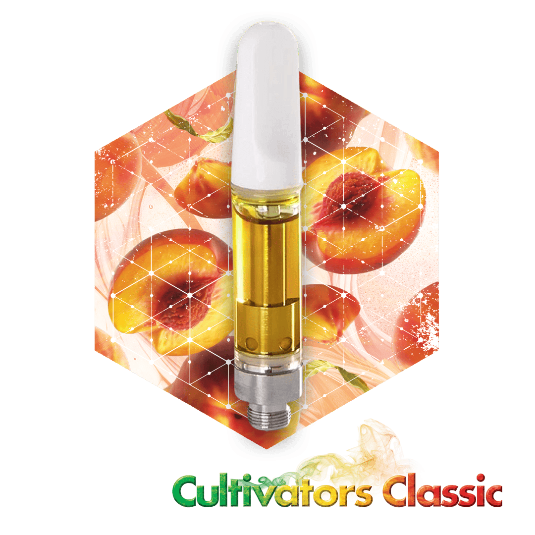 cultivators classic disposable vape Buy Peach Rush | Distillate Cartridge | 1g for Sale potent THC-A disposable Frozen Watermelon Flum Mello Choose Flavor:Iced Green Rancher