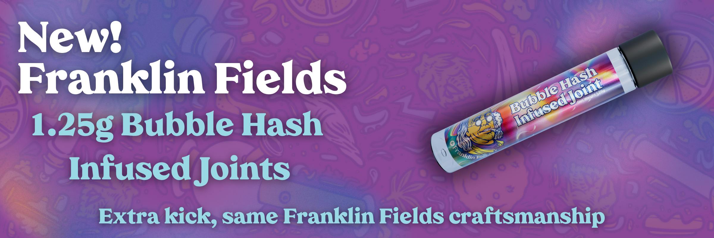 Franklin Fields Bubble Hash Infused Joints