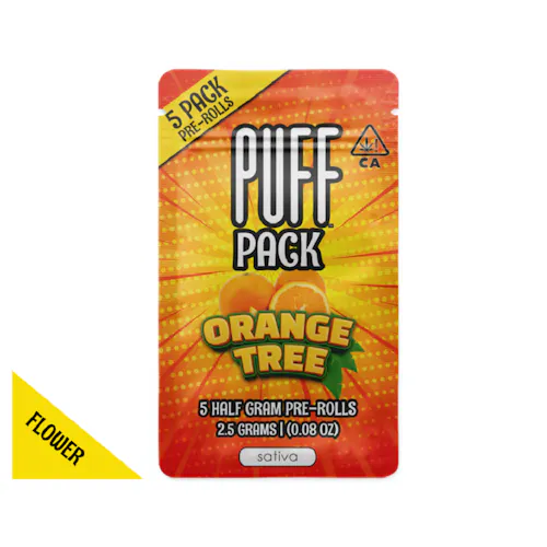 Orange Tree – sativa – 5 pack pre-rolls – 2.5 gram-active
