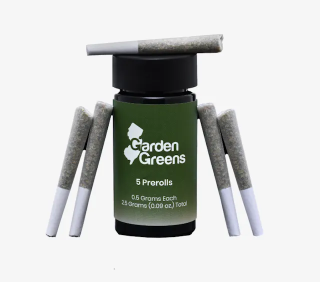 Garden Greens Pre-Roll Pack Rainbow Guava 5pk/2.5g (sativa hybrid, packs)